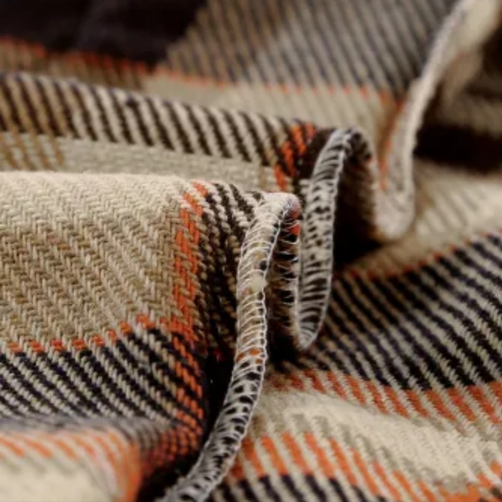 New orange plaid shacket - Picture 7 of 11